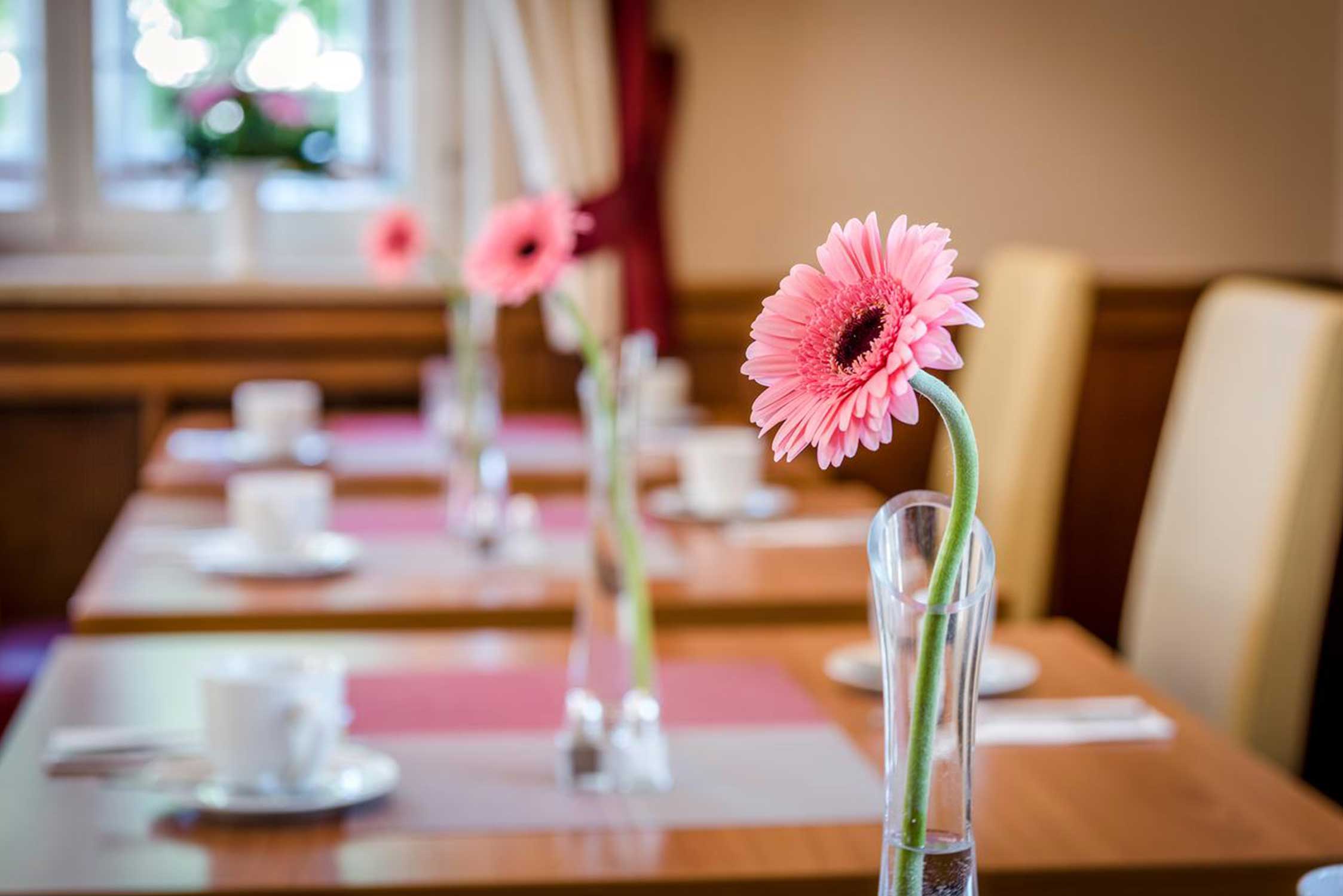 Hotel Laimer Hof, dettaglio della sala colazione